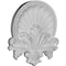 Ekena Millwork 10 5/8"W x 11 3/4"H x 1 1/8"P Shell Center Onlay ONL10X11X01SH - alternate 2